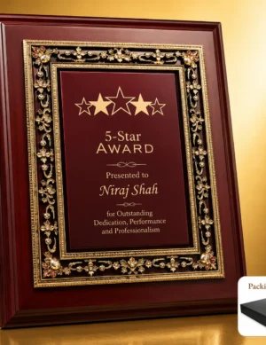 FP-10702 Maroon 5-Star Frame Plaque