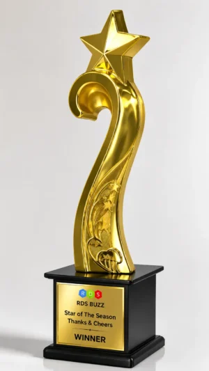WM-9148 Metal Abstract Figures Trophy