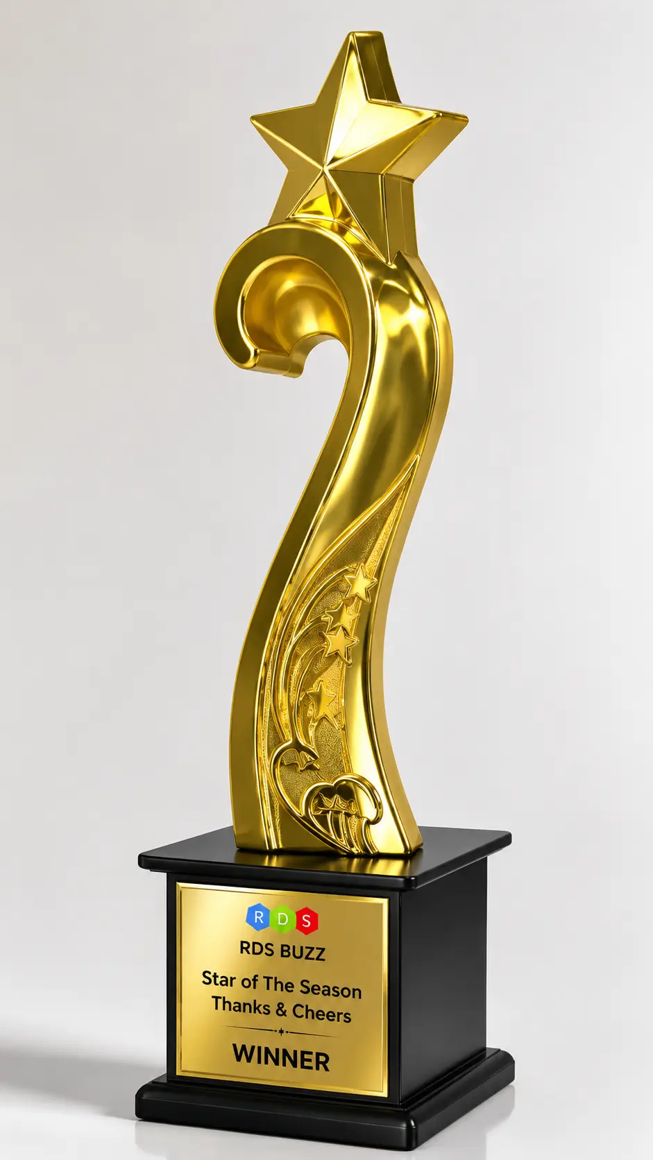 WM-9148 Metal Abstract Figures Trophy