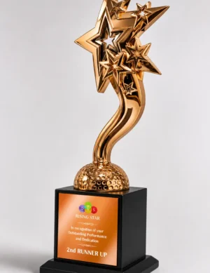 WM-9152 Metal Star Figure Trophy