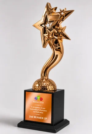 WM-9152 Metal Star Figure Trophy