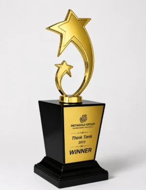 WM-9156 Gold Shooting Star Trophy