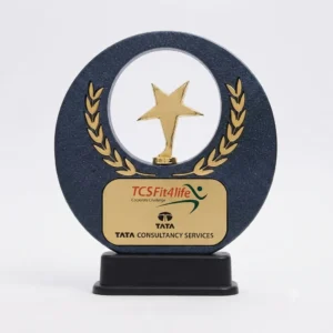 Premium wood award plaque