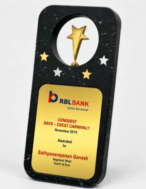 Achievement commemoration plaque