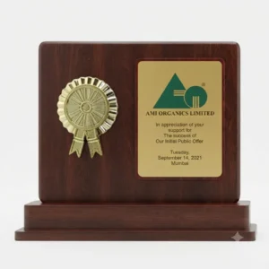 Gold star tower trophy