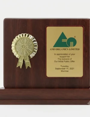 Gold star tower trophy