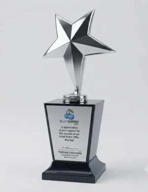 Double star achievement trophy